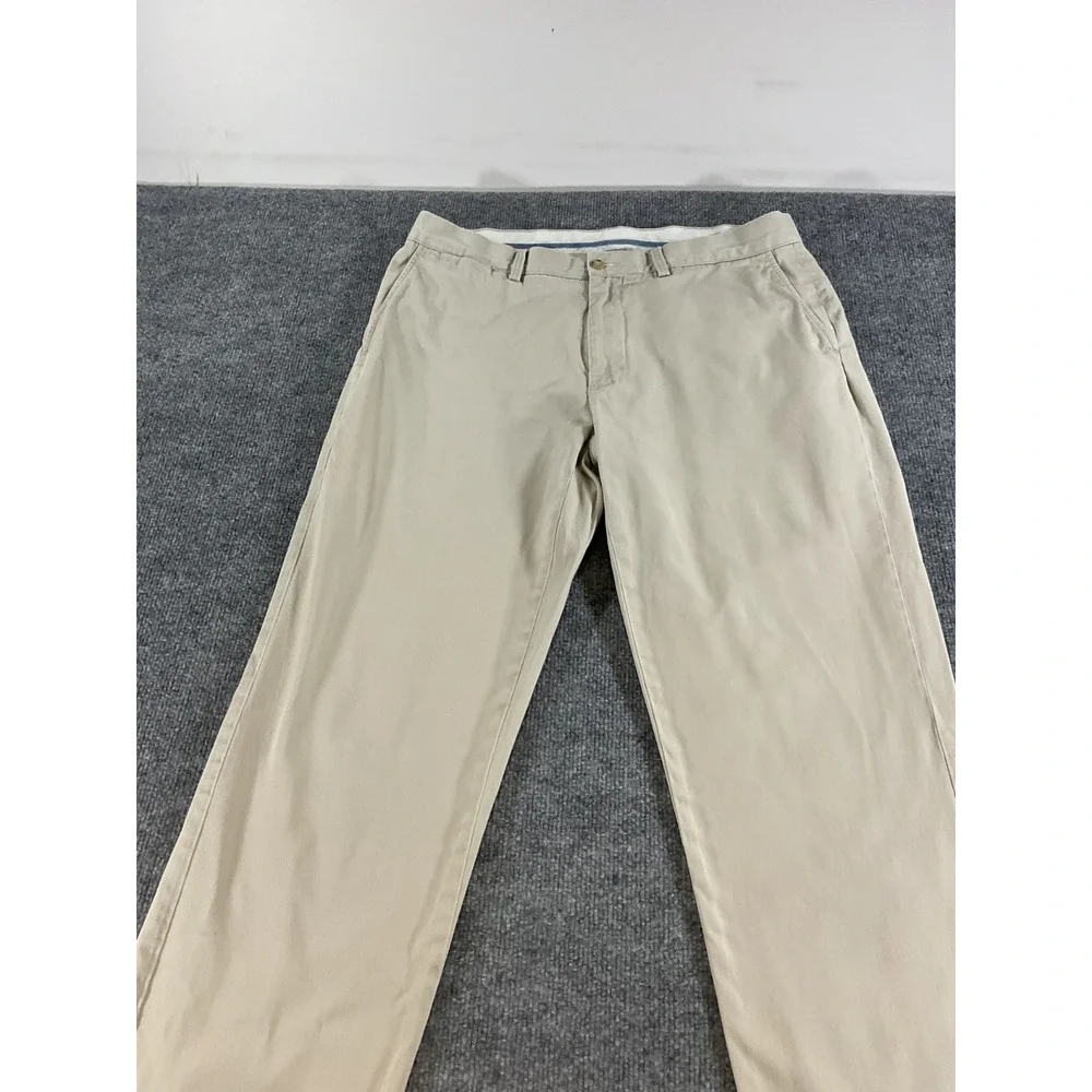 Polo Ralph Lauren Classic Fit Chino Pants 35x30 Khaki Beige Straight Leg Cotton